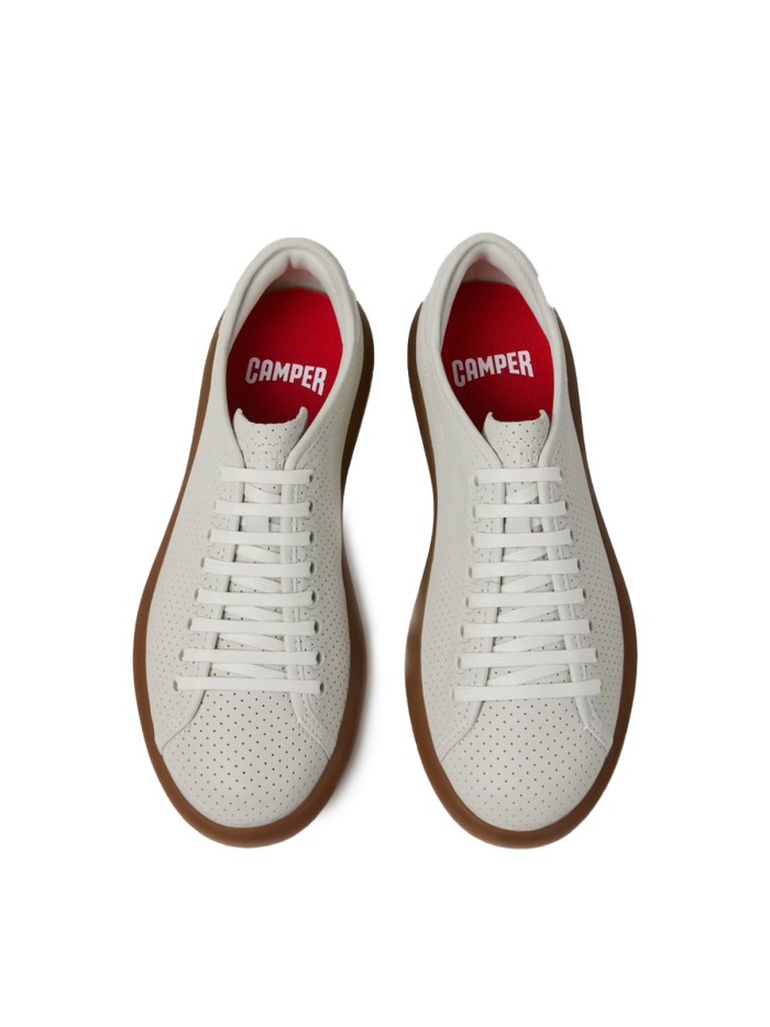 ZAPATILLAS DE PIEL BLANCAS PARA MUJER CAMPER Pelotas Soller K201668-004