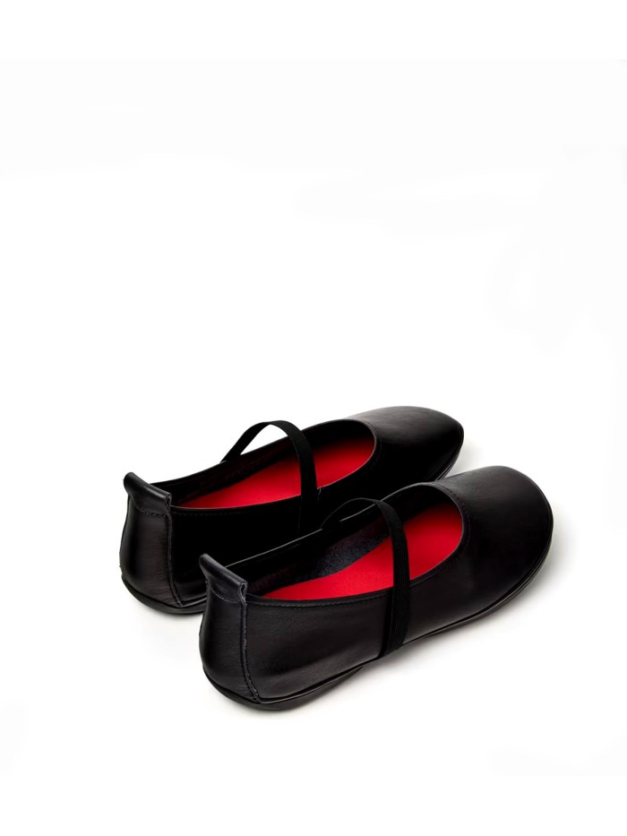 BAILARINAS NEGRAS DE PIEL PARA MUJER CAMPER Right Nina K201643-002