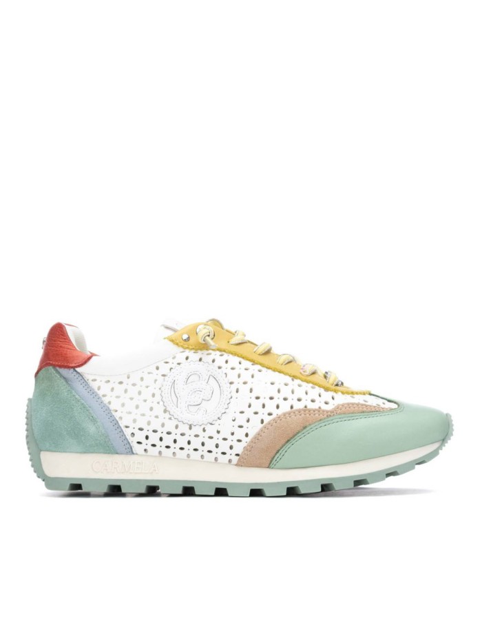 ZAPATILLAS CASUAL DE PIEL CARMELA 16311304 AQUA