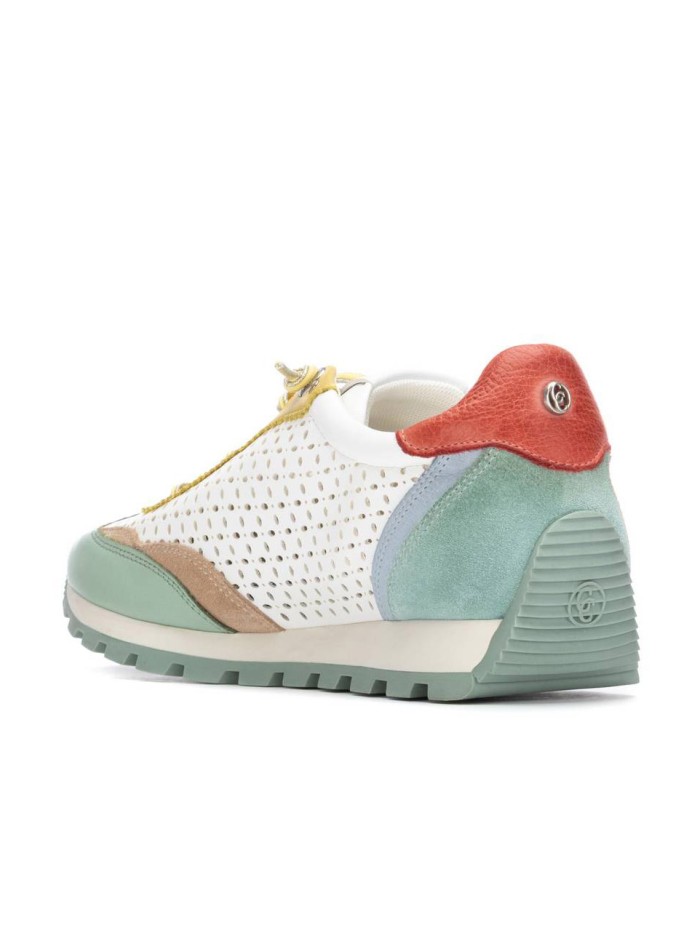 ZAPATILLAS CASUAL DE PIEL CARMELA 16311304 AQUA