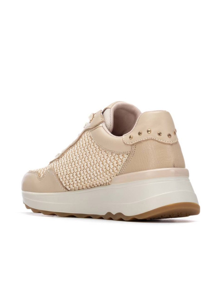 ZAPATILLAS CASUAL DE PIEL CARMELA 16323901 BEIGE
