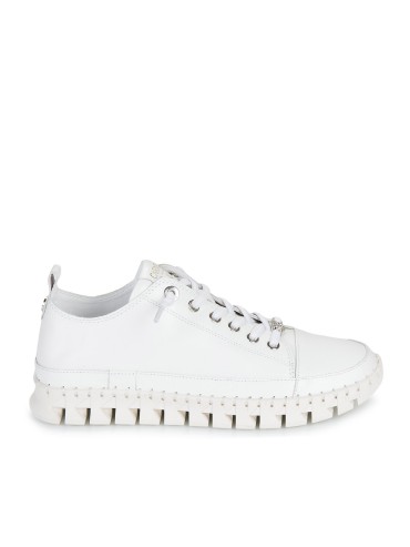 ZAPATILLAS CALADAS DE PIEL PARA MUJER CARMELA 16310508 BLANCAS
