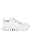 ZAPATILLAS CALADAS DE PIEL PARA MUJER CARMELA 16310508 BLANCAS