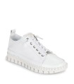 ZAPATILLAS CALADAS DE PIEL PARA MUJER CARMELA 16310508 BLANCAS