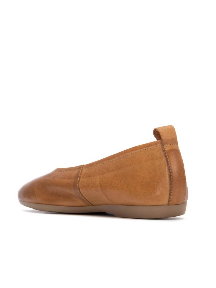 BAILARINA DE PIEL LISA CARMELA 16314003 CAMEL