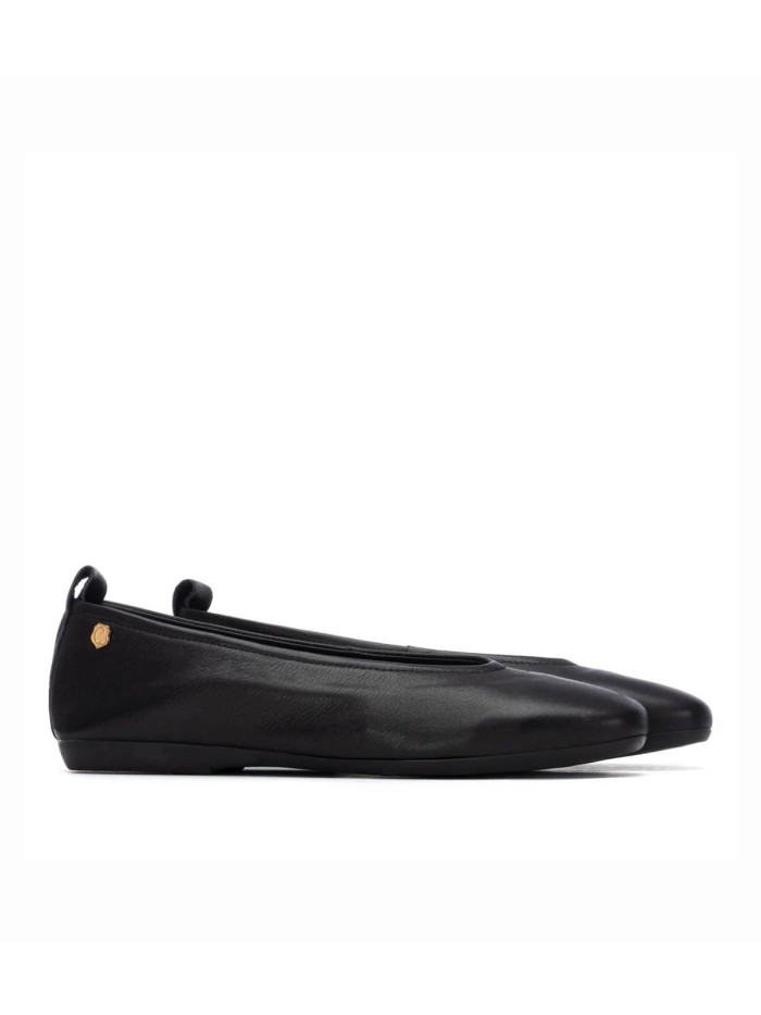 BAILARINA PLANA DE PIEL PARA MUJER EN NEGRO CARMELA SHOES 16314009