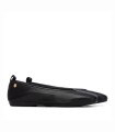 BAILARINA PLANA DE PIEL PARA MUJER EN NEGRO CARMELA SHOES 16314009