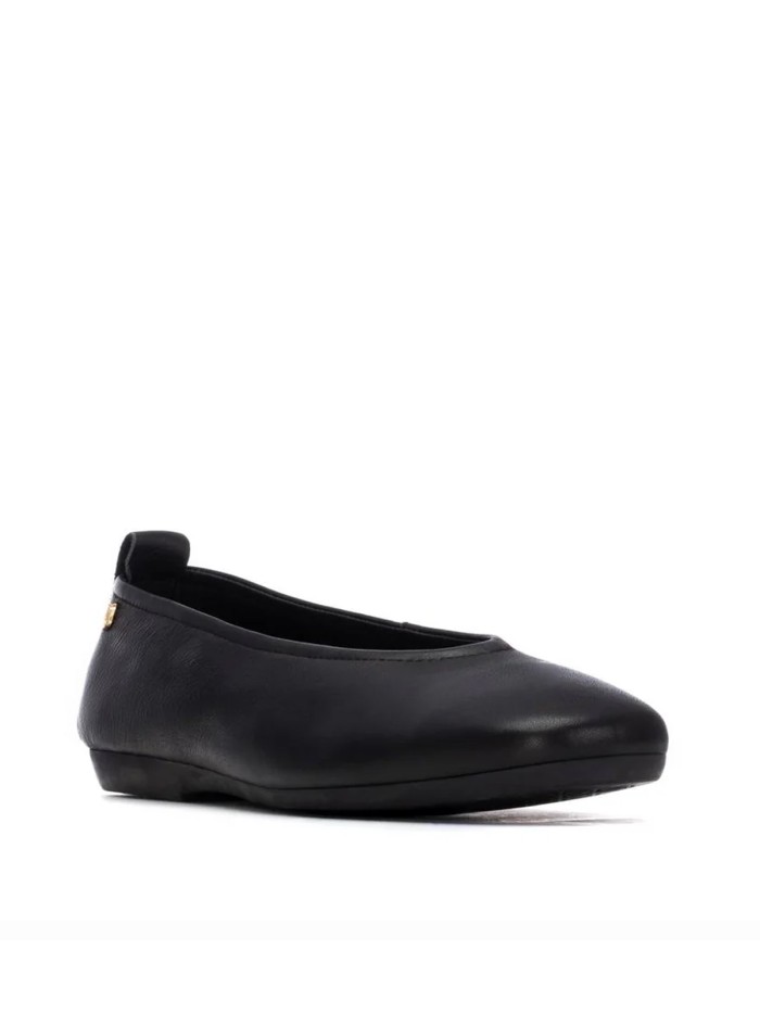 BAILARINA PLANA DE PIEL PARA MUJER EN NEGRO CARMELA SHOES 16314009