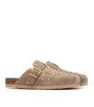 ZUECOS DE MUJER PLANOS CON TACHUELAS Y HEBILLA CARMELA SHOES 16328002 TAUPE