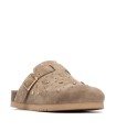 ZUECOS DE MUJER PLANOS CON TACHUELAS Y HEBILLA CARMELA SHOES 16328002 TAUPE