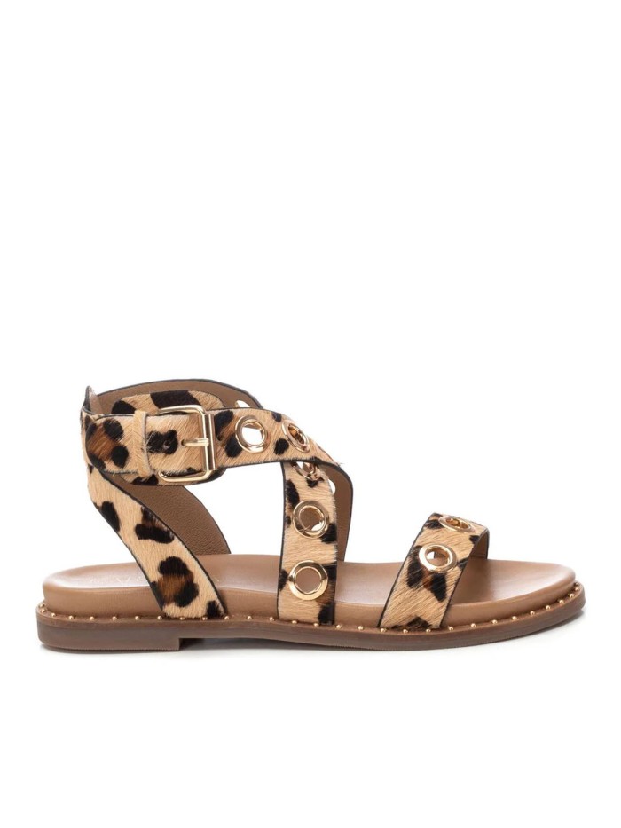 SANDALIAS ROMANAS CON TACHUELAS CARMELA 16238907 LEOPARDO