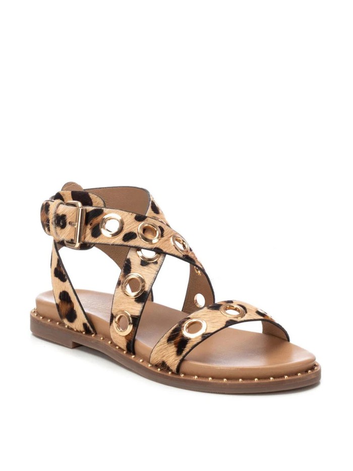 SANDALIAS ROMANAS CON TACHUELAS CARMELA 16238907 LEOPARDO