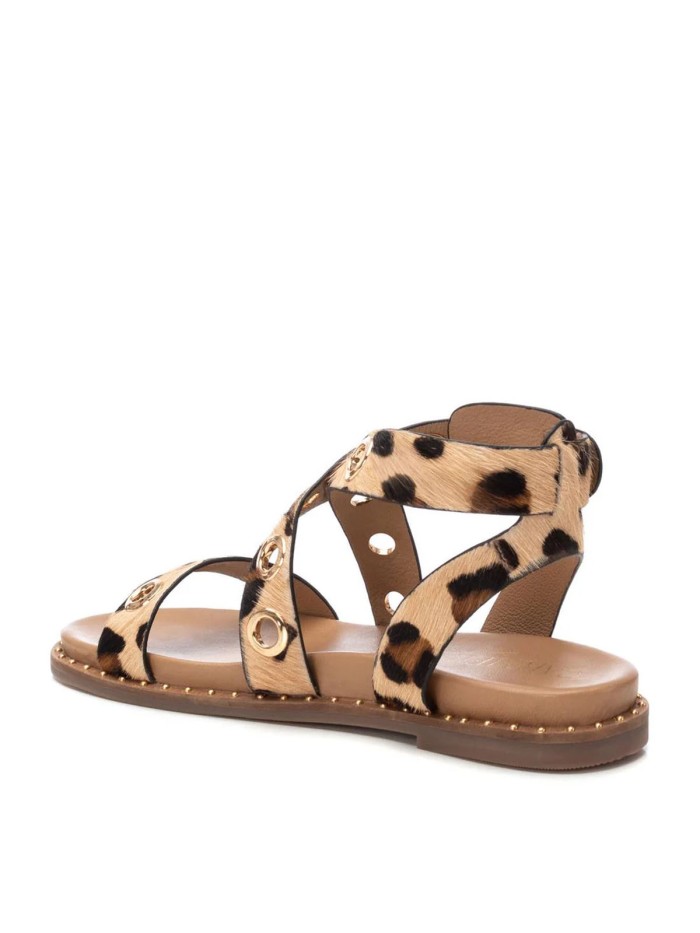 SANDALIAS ROMANAS CON TACHUELAS CARMELA 16238907 LEOPARDO