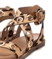 SANDALIAS ROMANAS CON TACHUELAS CARMELA 16238907 LEOPARDO