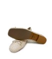 BAILARINA DE PIEL TRENZADA CON LAZO PARA MUER CARMELA 16329602 BEIGE