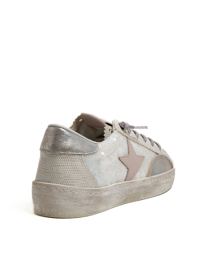 ZAPATILLAS CASUAL DE PIEL PARA MUJER CETTI GALO PALLETS C-1342 SRA BLANCO