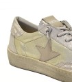 ZAPATILLAS GLITTER CON ANIMAL PRINT DE MUJER CETTI SATURNO C-1342 CHAMPAGNE