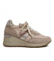 ZAPATILLAS CON CUÑA DE MUJER CETTI ANTE MESH C-1149 SRA BEIGE