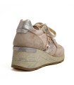 ZAPATILLAS CON CUÑA DE MUJER CETTI ANTE MESH C-1149 SRA BEIGE