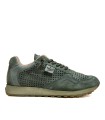 ZAPATILLAS DE PIEL PERFORADA CABALLERO CETTI USED TIN C-848 VERDE
