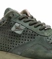 ZAPATILLAS DE PIEL PERFORADA CABALLERO CETTI USED TIN C-848 VERDE