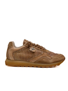 ZAPATILLAS CASUAL DE PIEL PERFORADA CABALLERO CETTI USED TIN C-848 CUERO