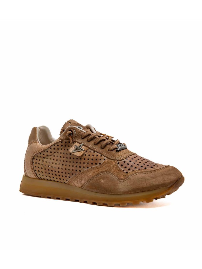 ZAPATILLAS CASUAL DE PIEL PERFORADA CABALLERO CETTI USED TIN C-848 CUERO