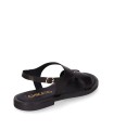 SANDALIAS PLANAS DE PIEL PARA MUJER NEGRAS CHIKA 10 MUSAKA 29