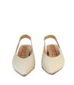 ZAPATOS BAJOS DESTALONADOS BEIGE CON TACÓN EFECTO TEJIDO PARA MUJER DESIREE DESIREE RABAT 15
