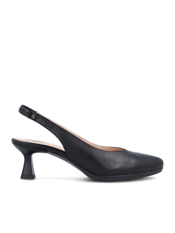 ZAPATO DE TACÓN DESTALONADO DESIREE MAIA 1 NEGRO