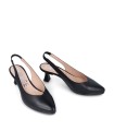 ZAPATO DE TACÓN DESTALONADO DESIREE MAIA 1 NEGRO