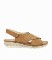 SANDALIA CONFORT EN PIEL NOBUCK PARA MUJER DOCTOR CUTILLAS 35410 CUERO