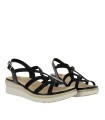 SANDALIAS CONFORT CON DETALLE DE BRILLOS PARA MUJER DOCTOR CUTILLAS 31803 NEGRO