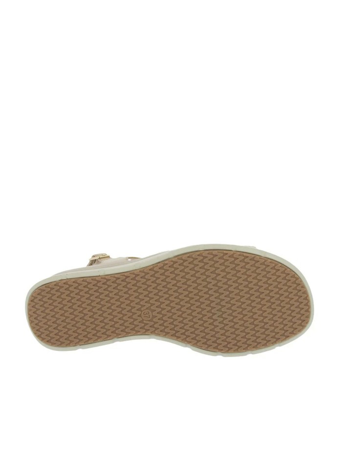 SANDALIAS CONFORT CON DETALLES BRILLANTES PARA MUJER DOCTOR CUTILLAS 31803 BEIGE