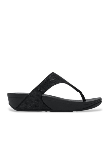 SANDALIAS FIT FLOP NEGRAS PARA MUJER A4Z-001 LULU SHIMMERGLITZ-CONFORT, DISEÑO Y Tecnología Microwobbleboard™