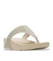 SANDALIA CON TIRAS BRILLANTES CONFORT ERGONÓMICO PARA MUJER FIT FLOP A4Z-675 LULU SHIMMERGLITZ ORO