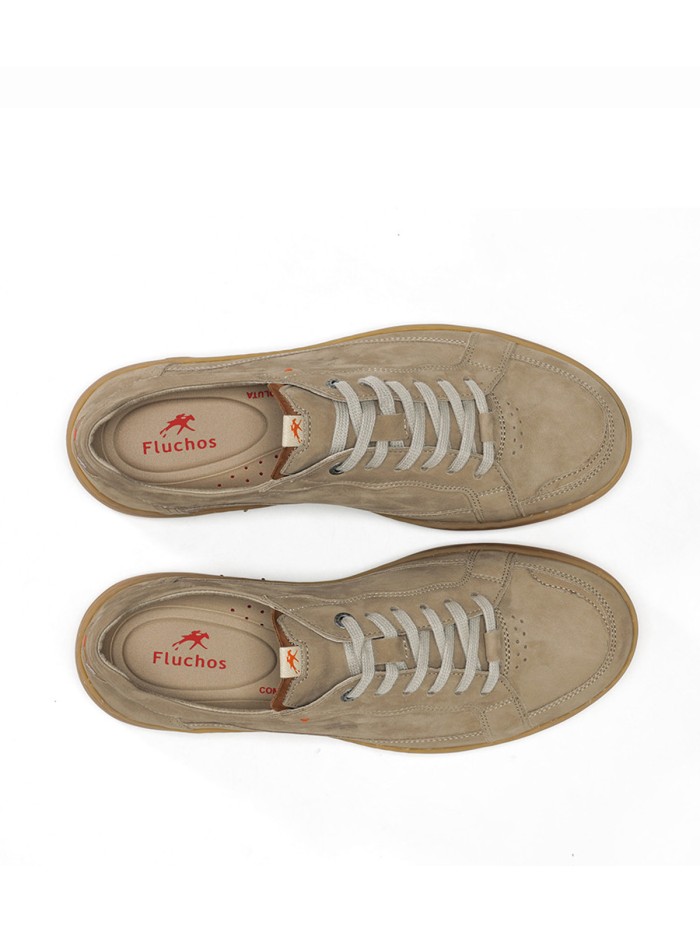 ZAPATILLAS CASUAL DE HOMBRE CON CORDONES FLUCHOS LENOX F2220 PIEDRA