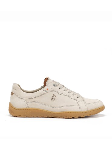 ZAPATILLAS CASUAL DE HOMBRE CON CORDONES FLUCHOS LENOX F2220 BLANCO