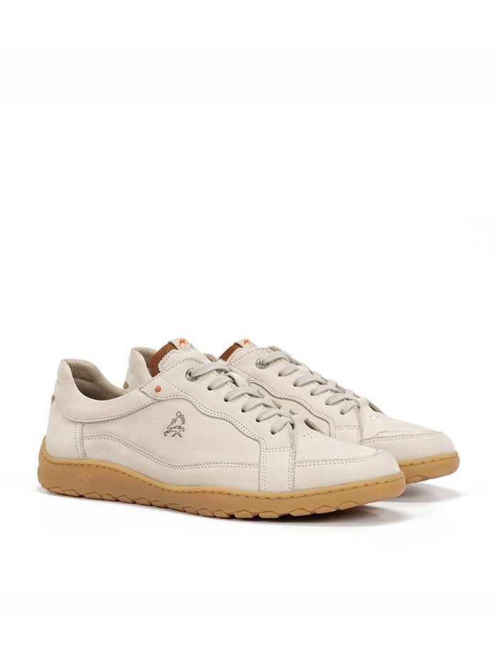 ZAPATILLAS CASUAL DE HOMBRE CON CORDONES FLUCHOS LENOX F2220 BLANCO