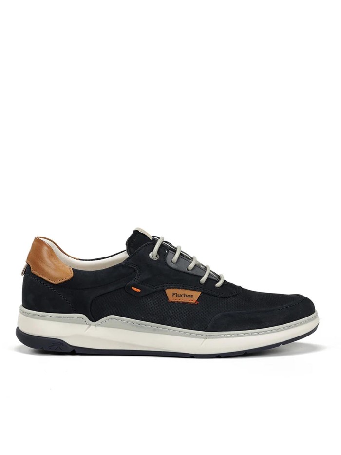 ZAPATO CASUAL PARA HOMBRE FLUCHOS JEFF F2210 OCEANO MARINO