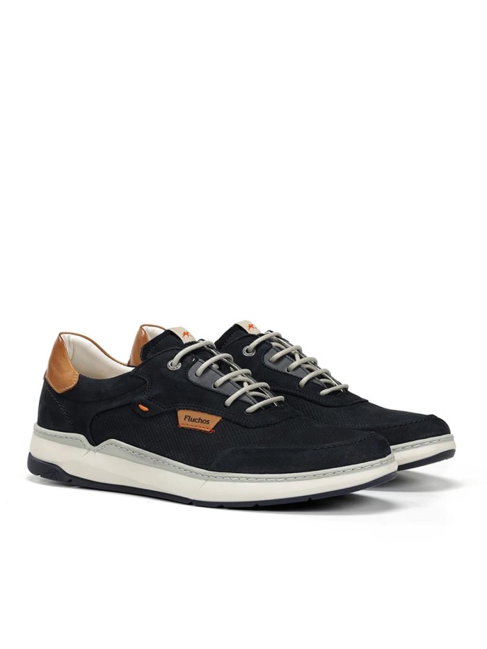 ZAPATO CASUAL PARA HOMBRE FLUCHOS JEFF F2210 OCEANO MARINO