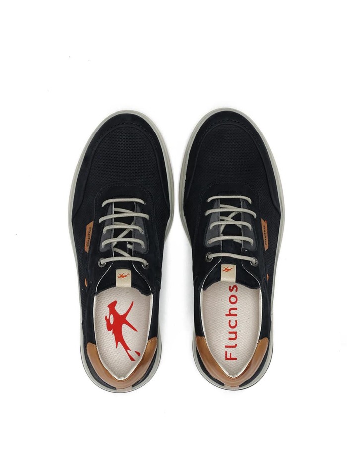 ZAPATO CASUAL PARA HOMBRE FLUCHOS JEFF F2210 OCEANO MARINO