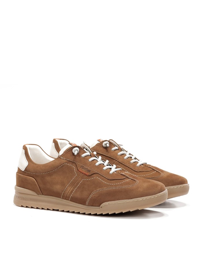 ZAPATILLAS CASUAL DE HOMBRE CON CORDONES FLUCHOS ELDER F2383 CUERO