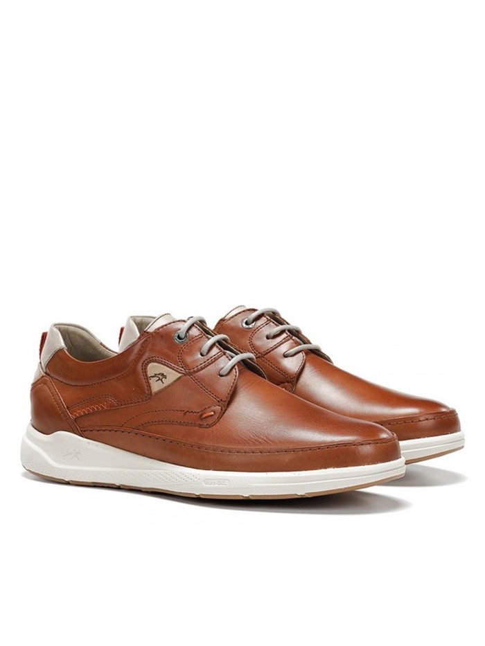 ZAPATO CASUAL DE HOMBRE CON CORDONES FLUCHOS F2443 Kadir CUERO