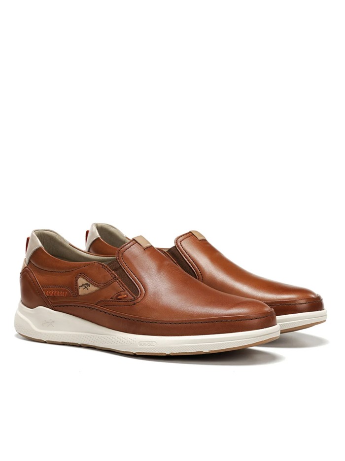 MOCASÍN DE PIEL PARA HOMBRE FLUCHOS KADIR F2445 Slip On Marrón