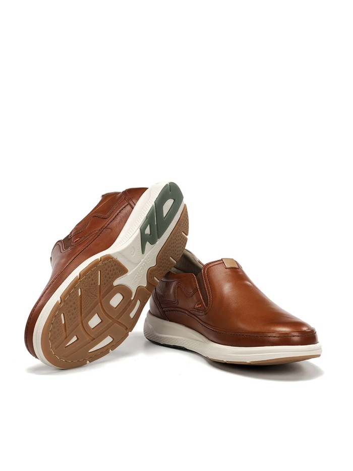 MOCASÍN DE PIEL PARA HOMBRE FLUCHOS KADIR F2445 Slip On Marrón