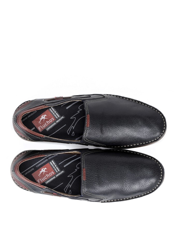 MOCASINES DE PIEL PARA CABALLERO FLUCHOS MARINER 9883 MARINO