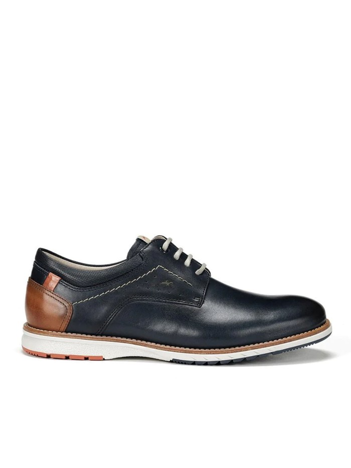 ZAPATOS DE PIEL CON CORDONES CABALLERO FLUCHOS YORK F1978 MARINO