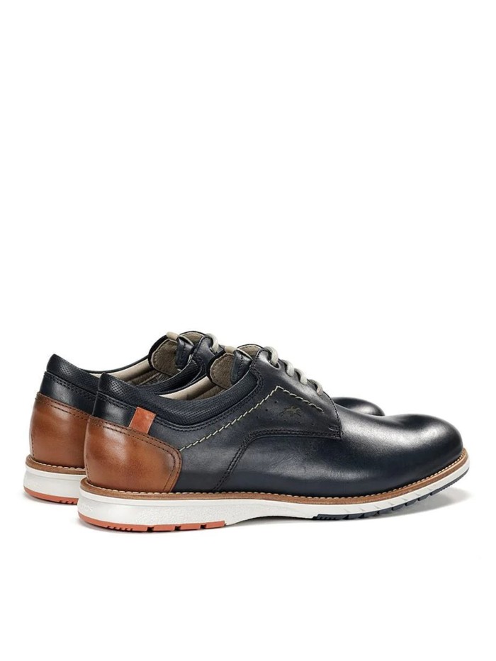 ZAPATOS DE PIEL CON CORDONES CABALLERO FLUCHOS YORK F1978 MARINO