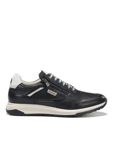 ZAPATILLAS CASUAL DE PIEL PARA HOMBRE FLUCHOS KARTER F2405 MARINO